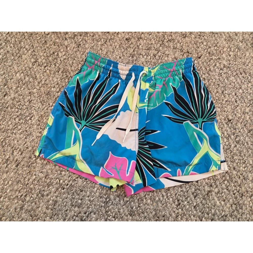 Chubbies Tropical Swim Trunks mesh Men's S Small 4'' Inseam